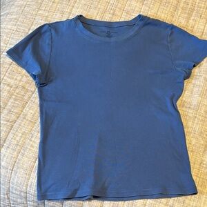 Brandy Melville Navy Blue Short Sleeve Tee